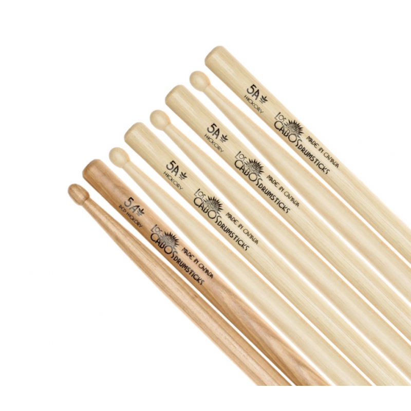 Pack 5A - 3 white Hickory + 1 Red...